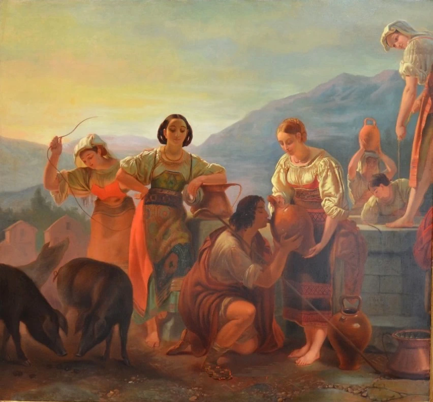 La giovinezza del futuro papa Sisto V - Musées Royaux des Beaux Arts de Belgique, Bruxelles